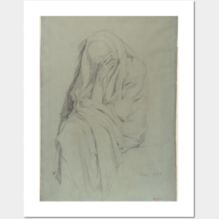 Study for Vieille Italienne(recto); Drapery Study (verso) Posters and Art